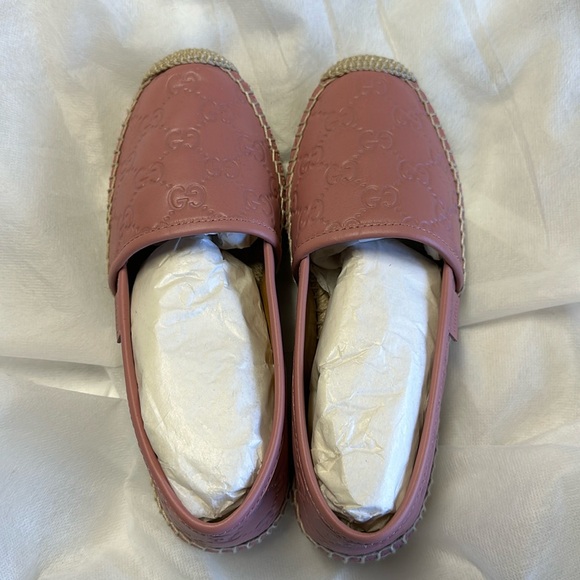 Pink Gucci Espadrilles SIZE 34 - Picture 1 of 3